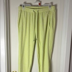 Men's Light Yellow Drawstring Pants